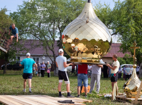 Сбор пожертвований на строительство храма Сергия Радонежского