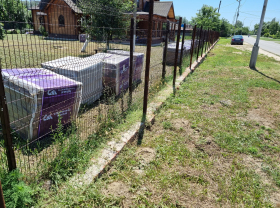Пожертвования на строительство забора для храма Покрова Богородицы