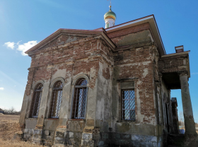 Пожертвования на восстановление разрушенных колонн в Вознесенском храме