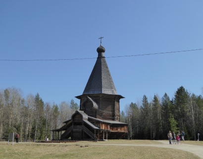 Церковь Георгия Победоносца Из Села Вершина