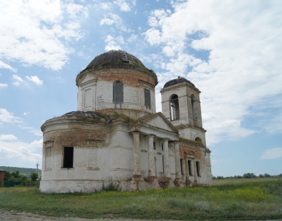 Храм Воскресения Христова с. Ахмат, Красноармейского района, Саратовской области