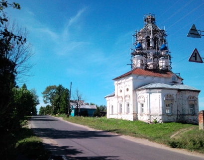 Казанская церковь Троицкого прихода в г. Любим Ярославской области.