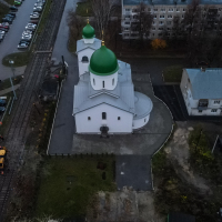 Вид храма сверху 2025