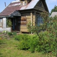 Временный храм - молитвенная изба. 