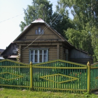 Временный храм - молитвенная изба. 