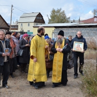 Молебен. Крестный ход, осень 2017 г.