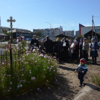 Молебен. Крестный ход, осень 2017 г.
