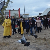 Молебен. Крестный ход, осень 2017 г.