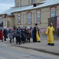 Молебен. Крестный ход, осень 2017 г.
