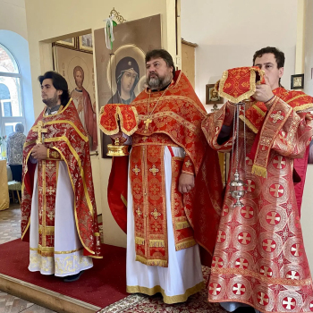 ​БОЖЕСТВЕННАЯ ЛИТУРГИЯ В ДЕНЬ УСЕКНОВЕНИЯ ГЛАВЫ ИОАННА ПРЕДТЕЧИ